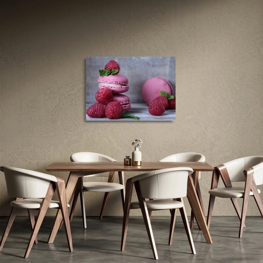 A macaroons képe (üvegen) (70x50 cm)
