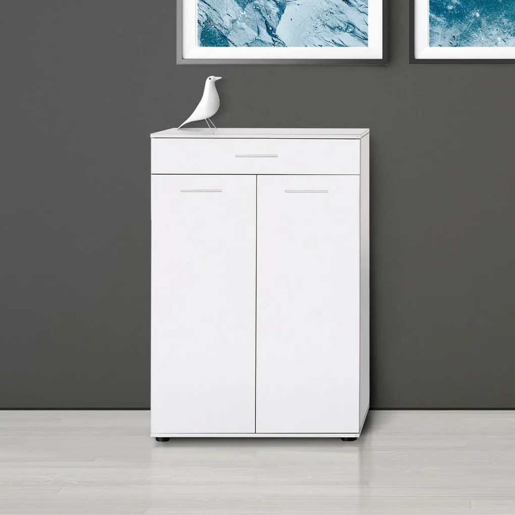 Adra White cipősszekrény