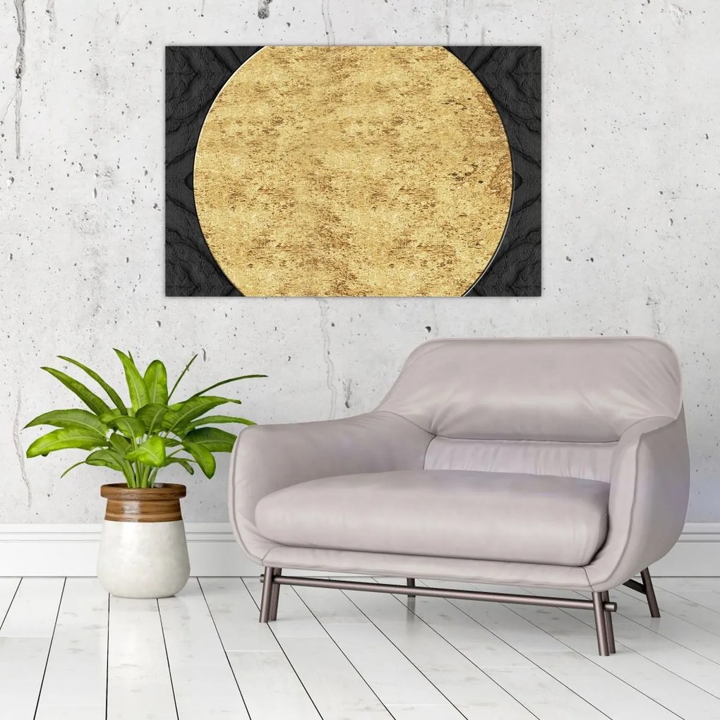 Kép - Arany szerkezet N⁰2 (90x60 cm)