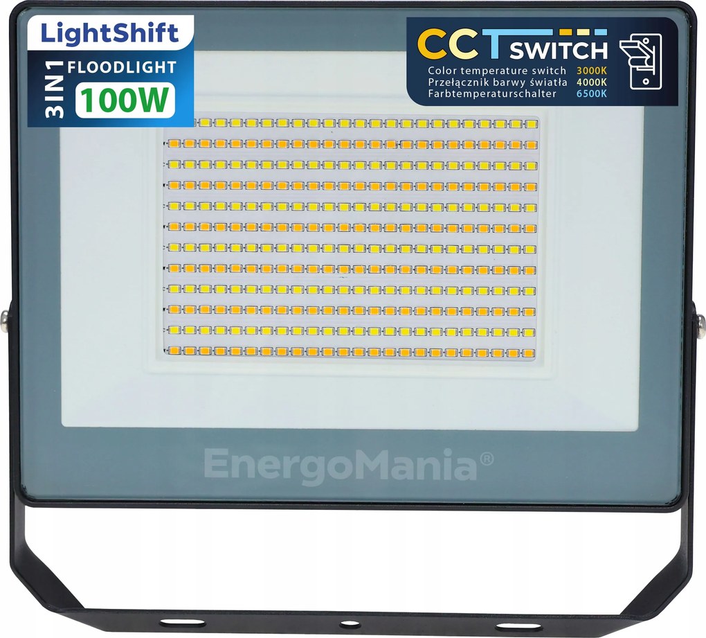 LightShift Cct Led reflektor 100W 13500 lm 3az1ben 135 lm/W 5 év Gw Premium