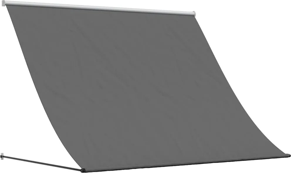 vidaXL antracit szövet és acél feltekerhető napellenző 250 x 150 cm
