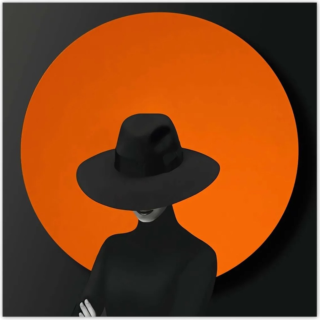 Poszterek 30x30 Elegancia a kalapban