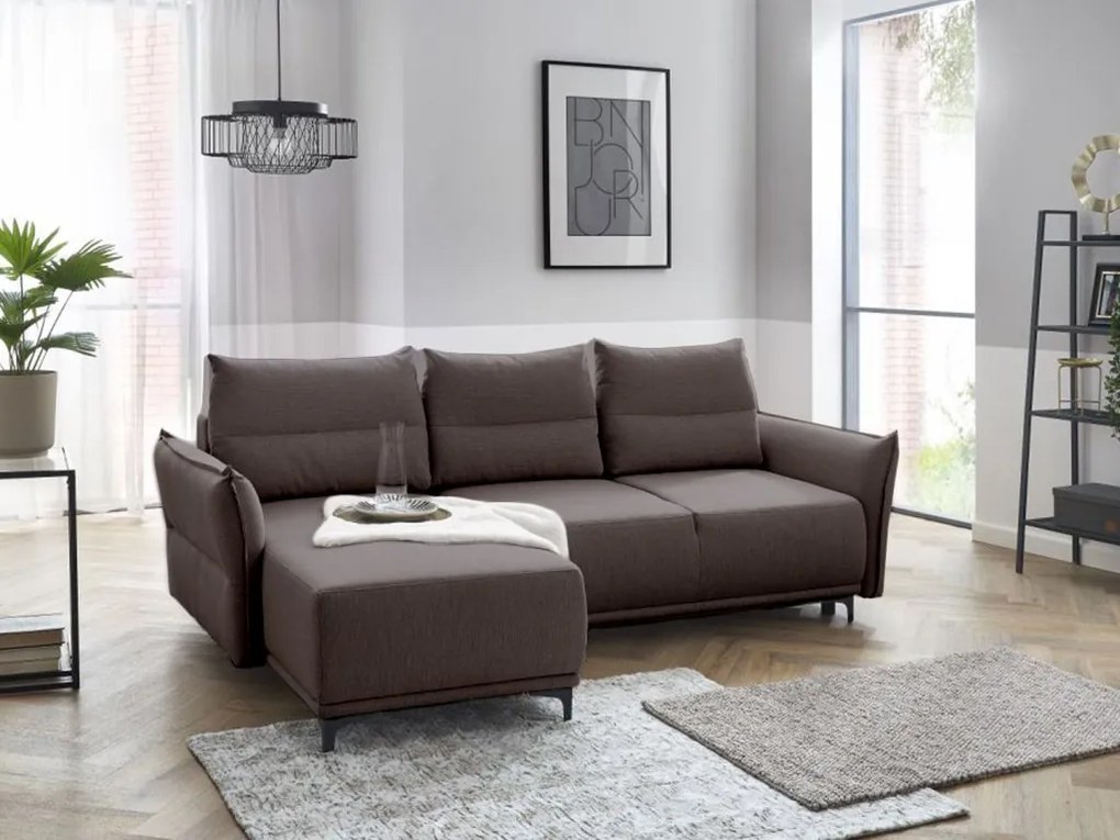 SORRENTO barna sarokkanapé Kanapé változat: Bal sarok