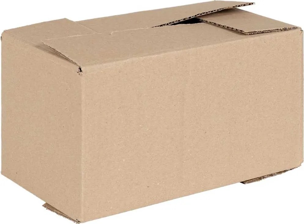 vidaXL Hajtható doboz 50 pcs Természetes 24 x 13 x 13 cm Karton