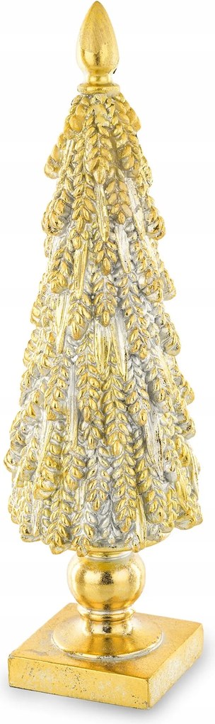 Műanyag karácsonyfa dekoráció arany karácsonyi csillogás