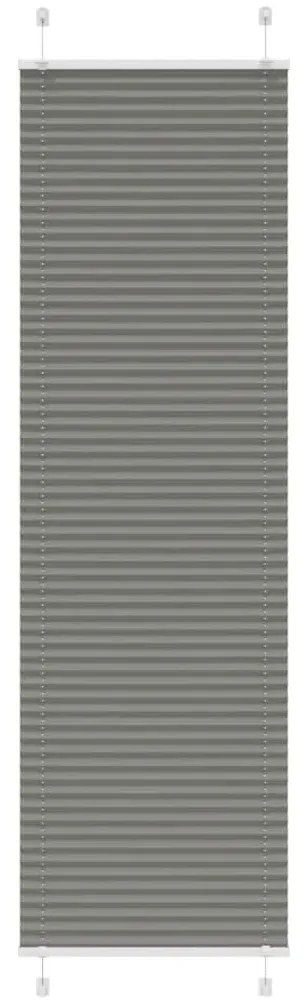 pliszírozott redőny antracit 60x200 cm szövetszélesség 59,4 cm