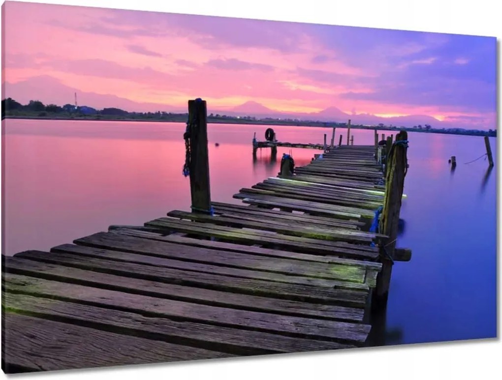 Festmények 120x80 Híd a deszkákból