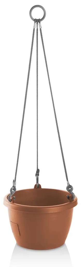 Gardenico Marina önöntöző felakasztható virágtartó terrakotta, átmérő: 30 cm, 30 cm átmérőjű