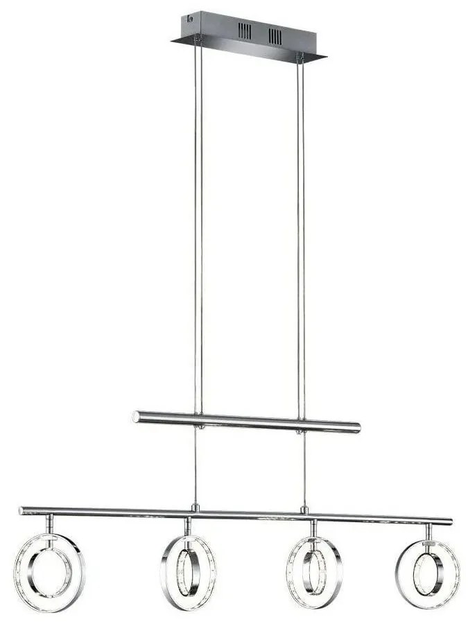 Reality - LED Csillár zsinóron PRATER 4xLED/4,5W/230V