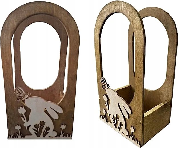 Fa Nyuszi Íj Nád Alap 28CM Húsvét