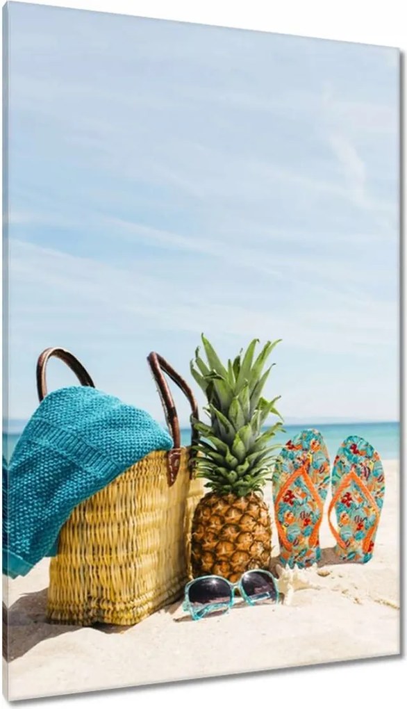 Vászonkép 80x120 Ananászos kirándulás