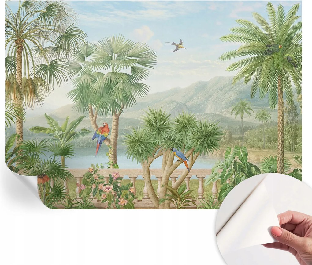 Modern öntapadós fotótapéta falra Egzotikus tájkép 208x146 cm