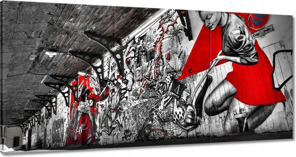 Vászonkép 60x30 Graffiti falfestmények