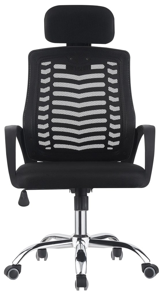 Irodai fotel Isona (fekete + króm) . 1063865