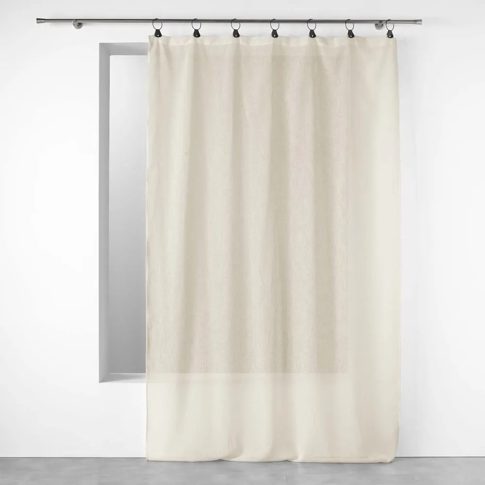 Bézs átlátszó függöny 140x240 cm Linka – douceur d'intérieur