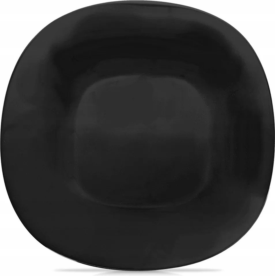 Ebédlő Tányér Nagy Lapos Ebéd Étel Fekete 26,5 cm
