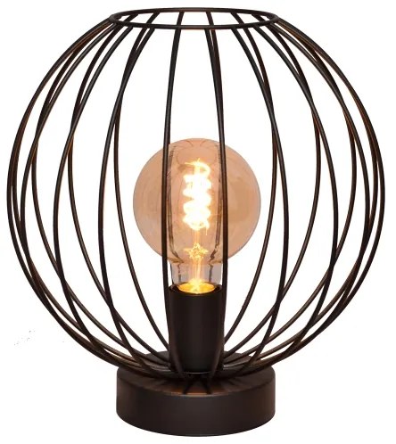 Asztali lámpa MERCURE 1xE27/15W/230V fekete