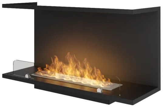 InFire - Beépíthető BIO kandalló 80x45 cm 3kW fekete