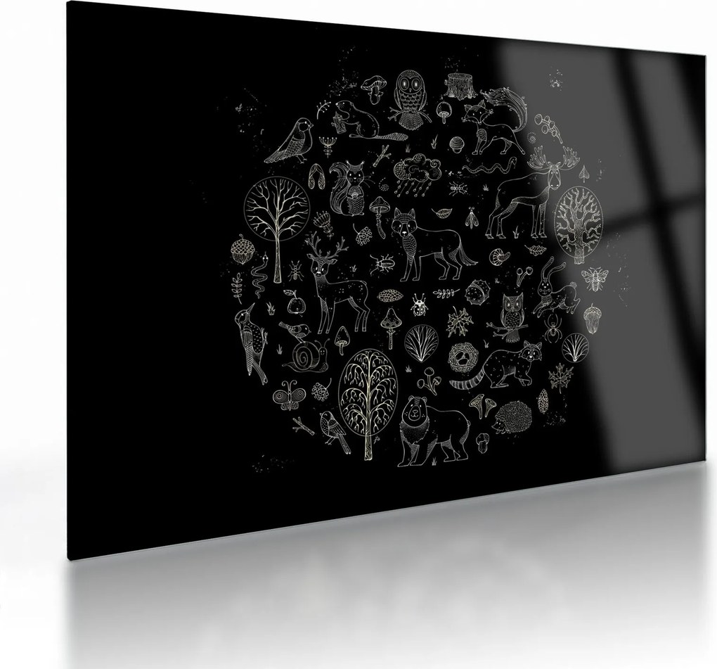Kép - természet (üvegen) (70x50 cm)