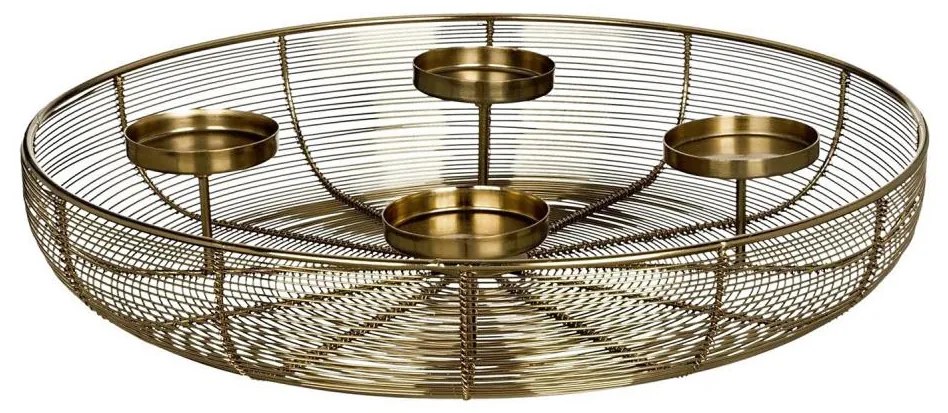 Eglo 422388 - HAGONY gyertyatartó, 45 cm átmérő, arany színű