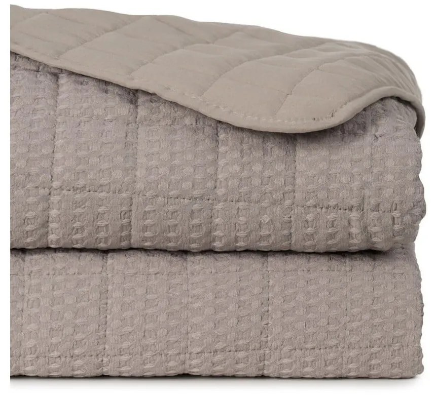 Bézs steppelt ágytakaró 240x260 cm – Ixia