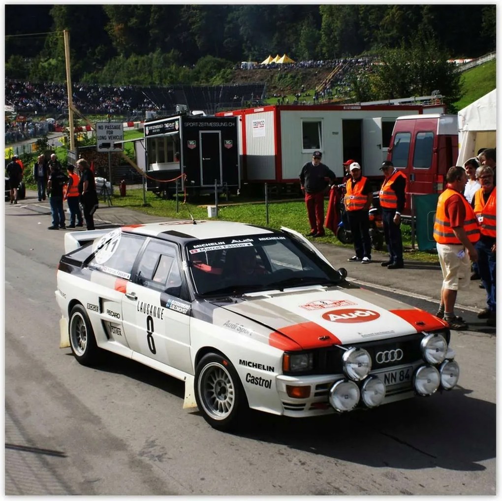 Poszterek 30x30 Audi Quattro a rally-n