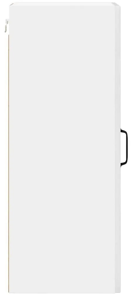 Fali konyhaszekrény 2 pcs Magas Fényű Fehér 30 x 31 x 80 cm