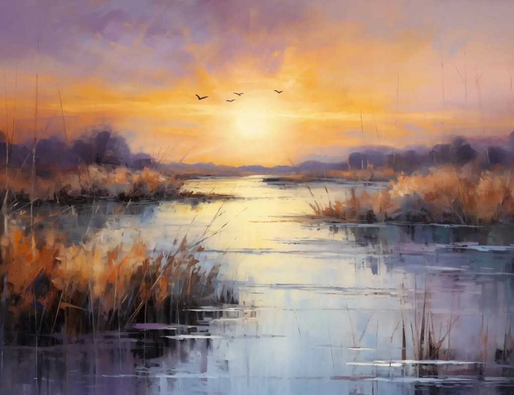 Poszter 65x50cm Nyugat a mocsarakban