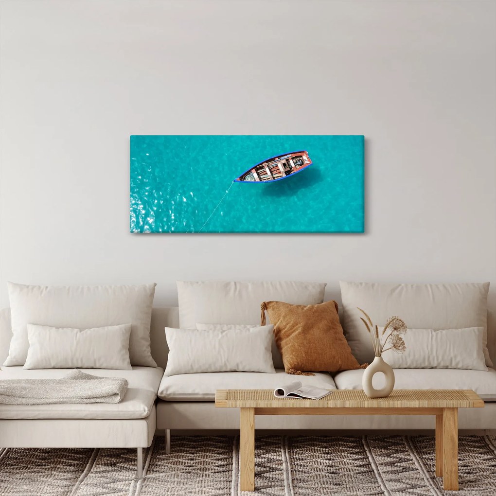 Kép - Hagyományos halászhajó (120x50 cm)