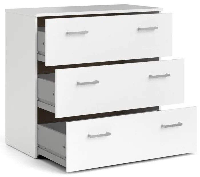 Fehér alacsony komód 74x70 cm Space – Tvilum