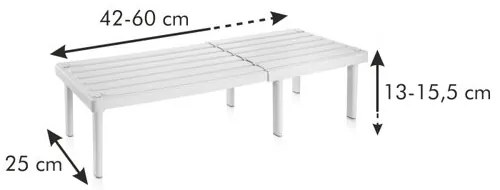 Tescoma FlexiSPACE állítható polc, 420-600 mm