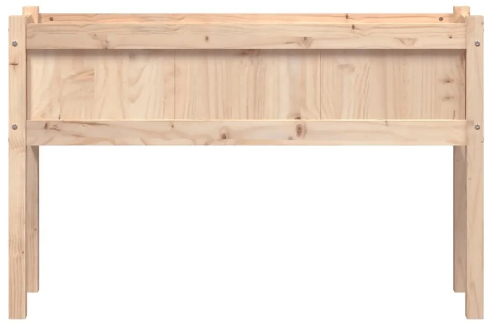 tömör fenyőfa kerti virágláda lábakkal 110 x 31 x 70 cm