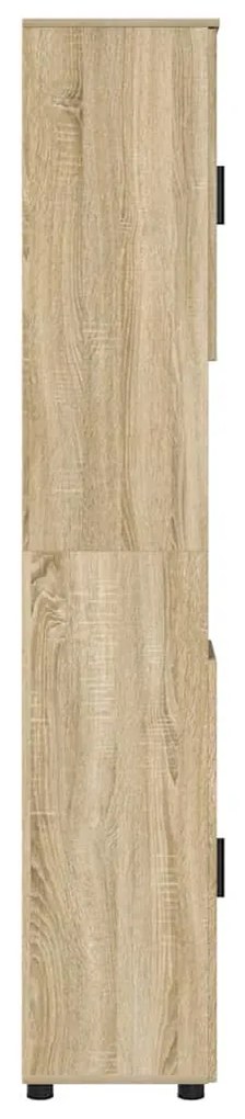 Fürdőszobai magas szekrény sonoma tölgy 30 x 35 x 192 cm