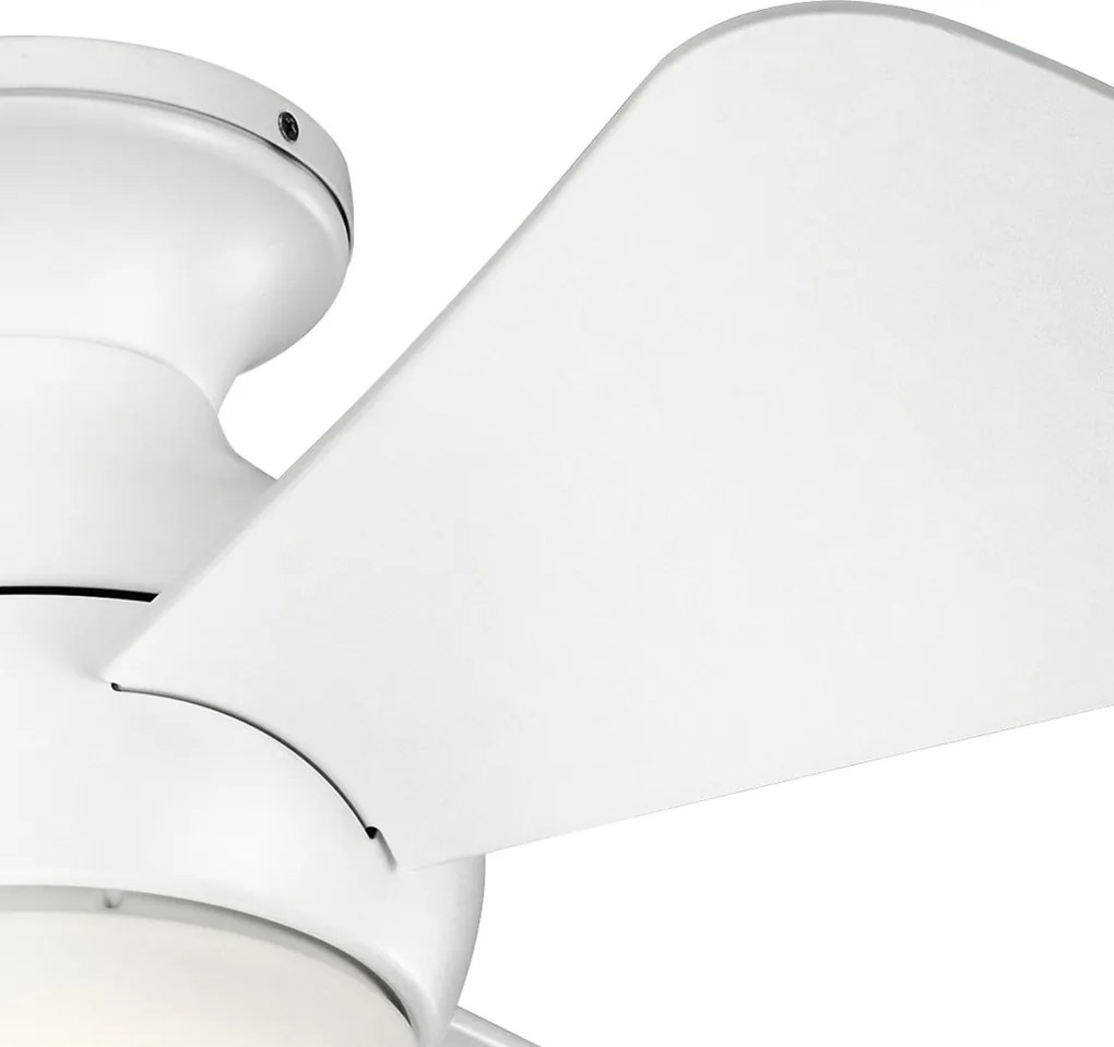 KICHLER KLF-SOLA-34-WHT SOLA Ventilátoros lámpa Matt Fehér LED IP23