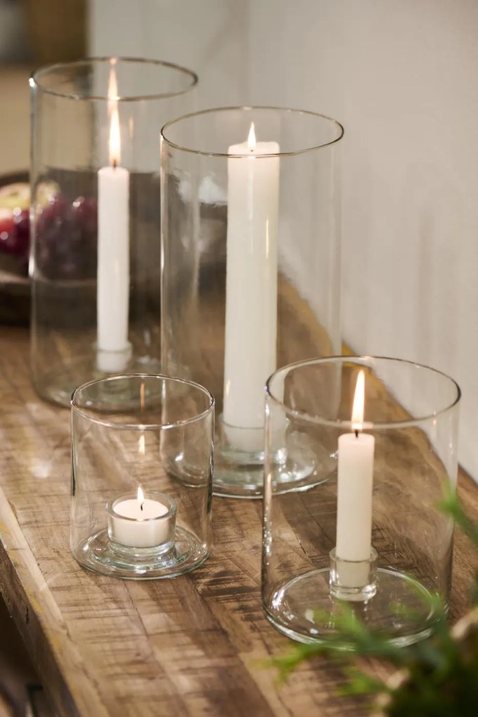 IB Laursen Candle holder átlátszó üveg gyertyatartó tealámpákhoz