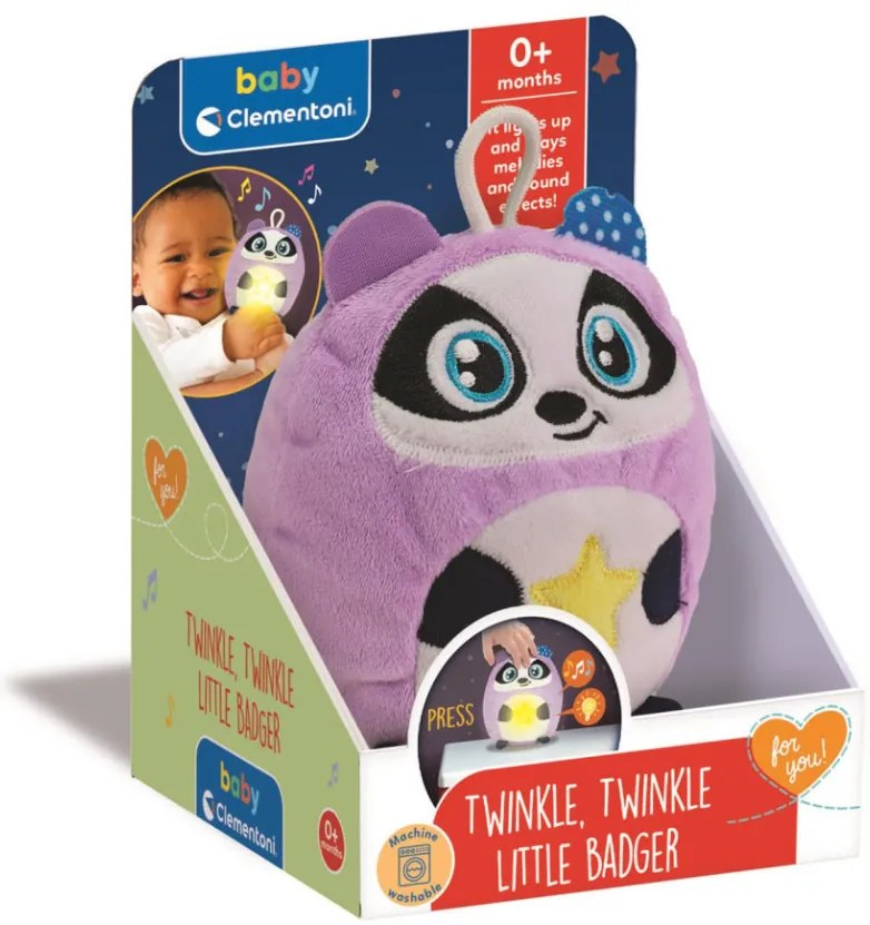 Borz Twinkle Twinkle éjszakai fény és játék Clementoni