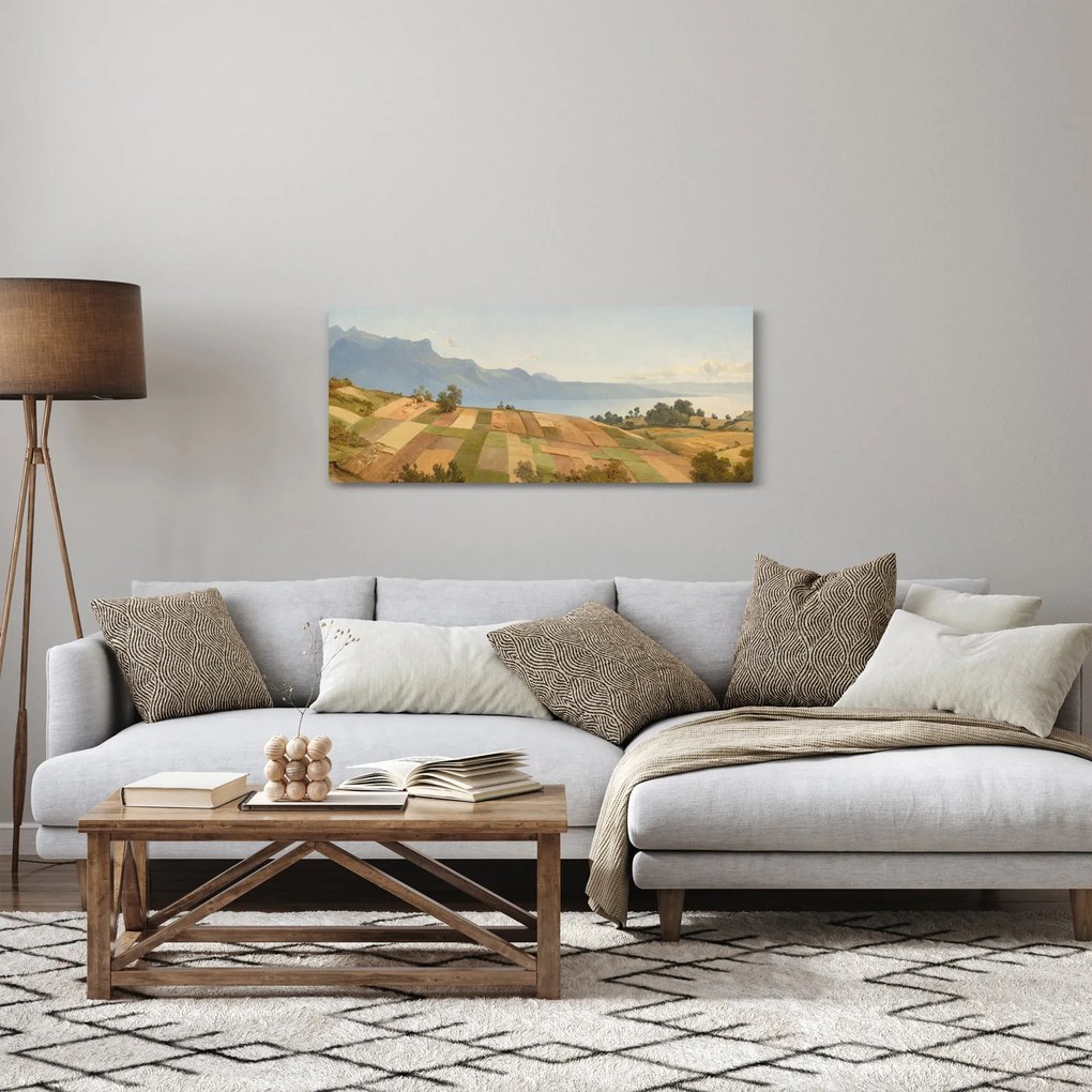 Kép - Alexandre Calame, Swiss Landscape, reprodukciók (120x50 cm)