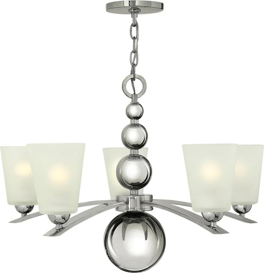 Hinkley Lighting ZELDA HK-ZELDA5-PN Csillár 5x60W/E27