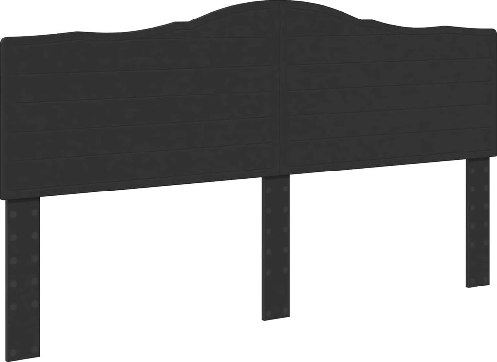 vidaXL Fejtámla Fekete tölgy 200 cm Faanyag