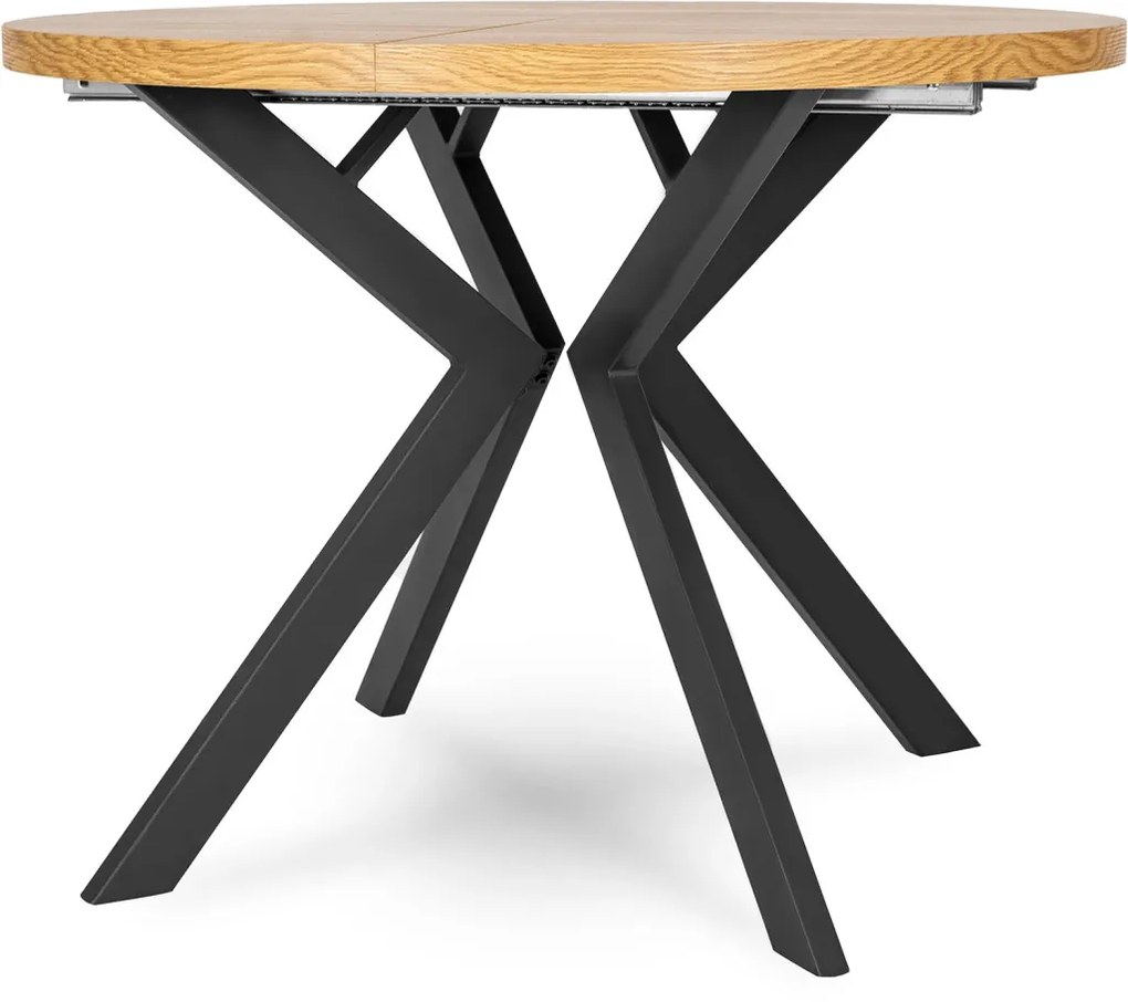 Bővíthető Étkezőasztal Aranytölgy Színben. LUKAS 100-250 cm