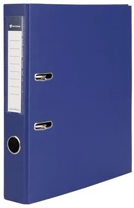 Iratrendező, 50 mm, A4, PP/karton, VICTORIA OFFICE, Basic, tengerészkék (IDI50TKN)