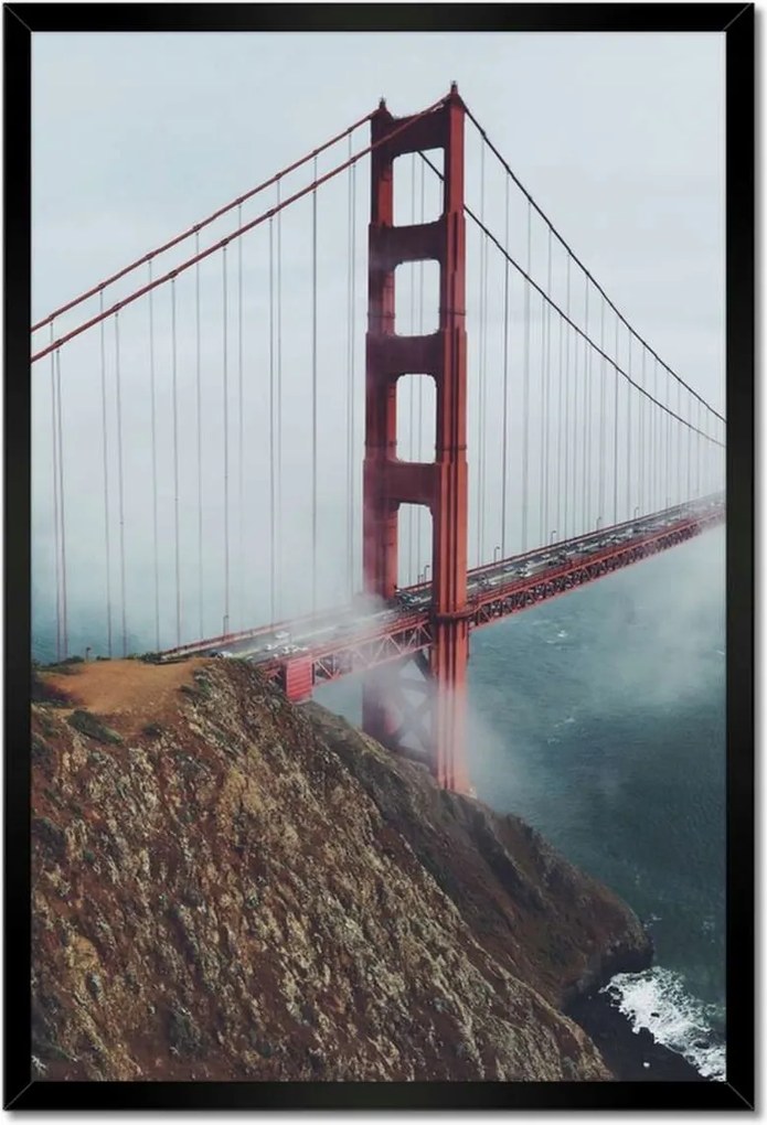 Poszterek keretben 40x60 Vörös híd az USA-ban