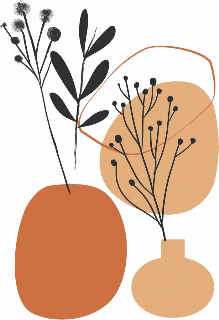 Poszter 42x59,4cm Botanikus pasztell