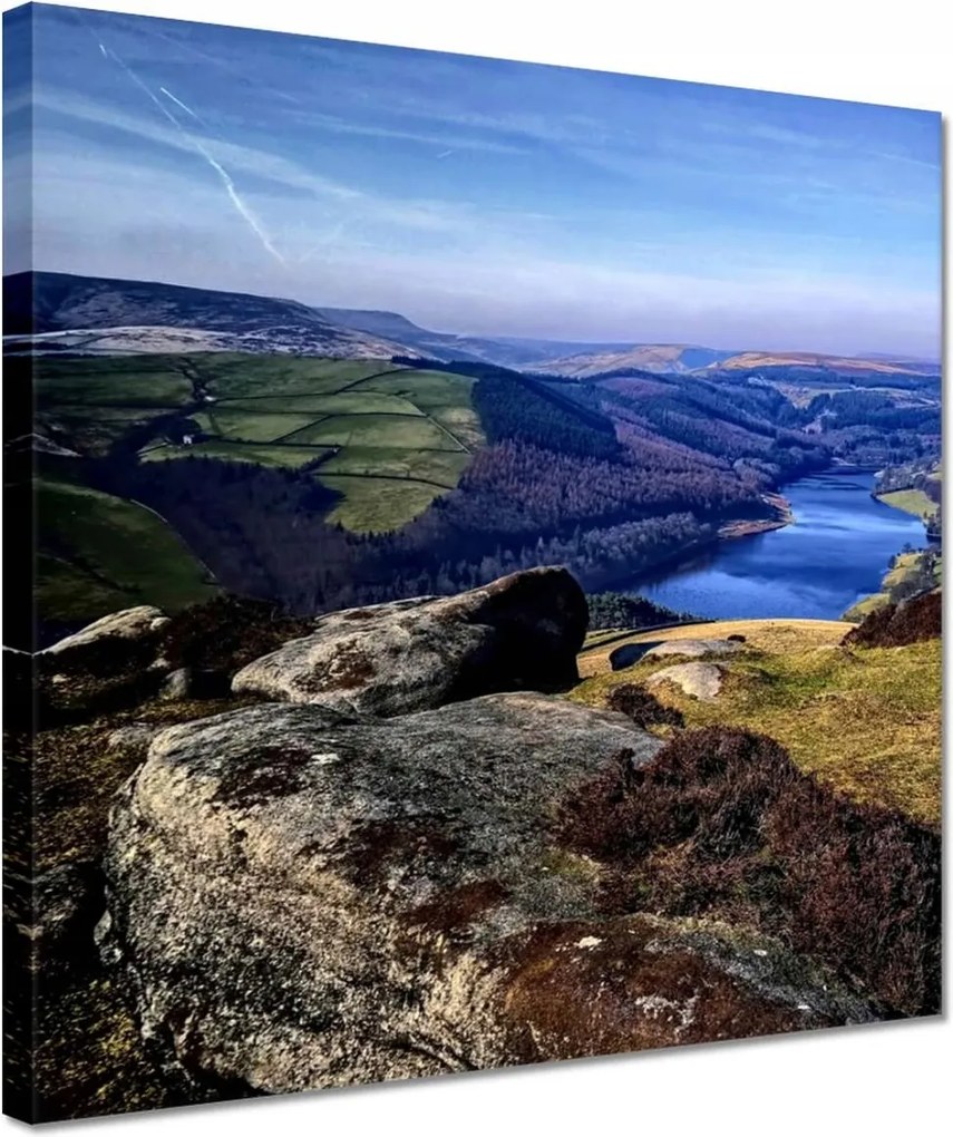 Vászonkép 30x30 Hegyi táj