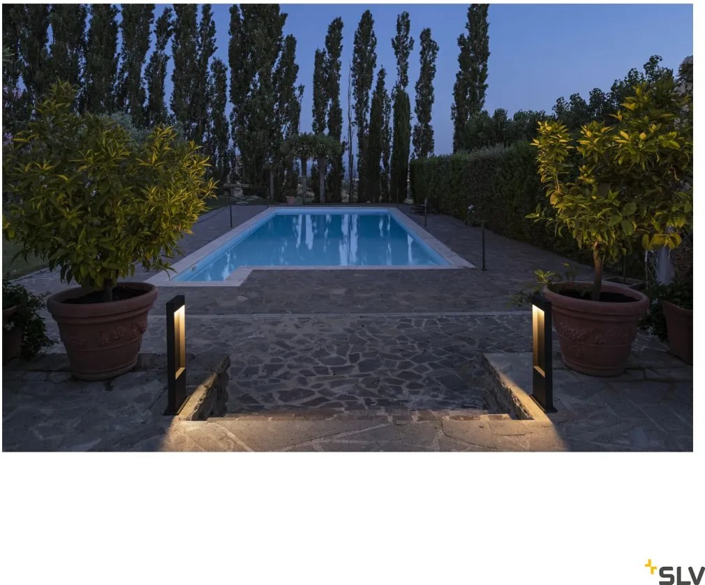 SLV 1002956 FLATT Modern Kültéri Állólámpa Antracit LED IP65