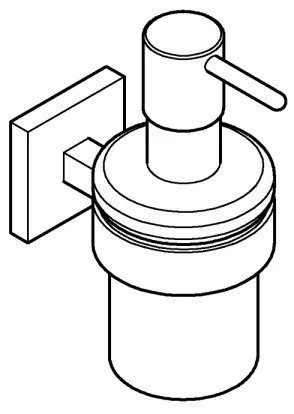 GROHE 41098DC0 - START CUBE 160 ml folyékony szappanadagoló, rozsdamentes acél