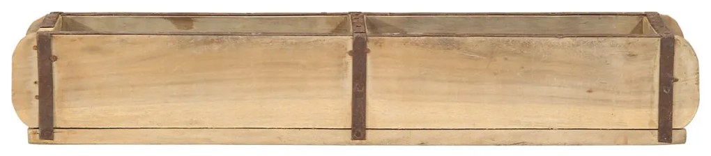 Tálcák 4 db 60,5x15x9 cm Tömör Fa Újrahasznosított