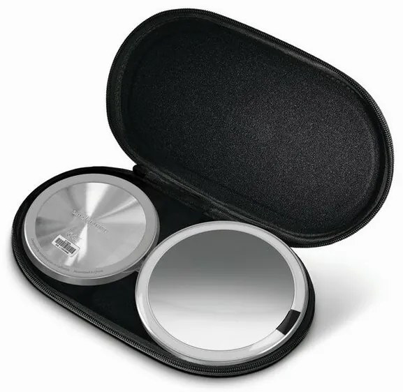 Simplehuman utazó tölthető tükör, átmérő 12 cm