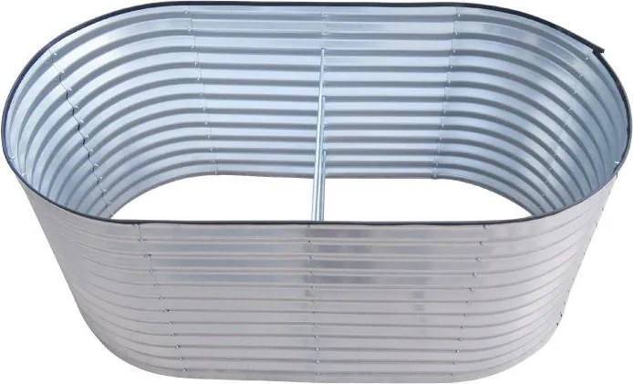 Furnigo Emelt ágyás 160x80x78 cm - ezüst