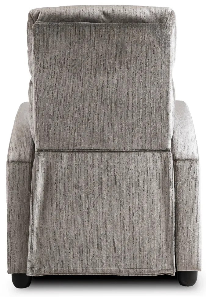 TV és Relaxfotel Szürke Bársony Kárpittal. DANNY